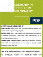 Leadership in Curriculum Development