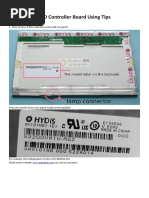 LCD Controller Board Using Tips