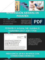 Hipertensión Arterial en Pediatría