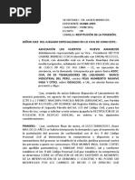 Carta Notarial Media Luna Huachipa