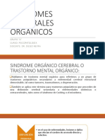 Sindromes Orgánicos Cerebrales