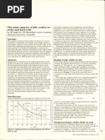 Axial Capacity of Pile Sockets in Rocks and Hard Soils - Seidel