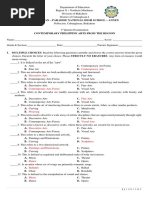 1st Quarter Exam Aug2019 Contemporary Arts in The Region