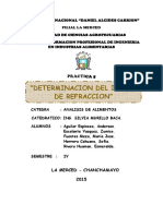 INFORME de Indice de Refraccion