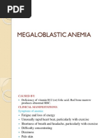 Megaloblastic Anemia