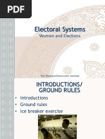 Electoral Systems