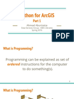 Python For Arcgis: Ahmad Aburizaiza