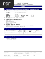 Identification of The Substance/preparation and of The Company/undertaking