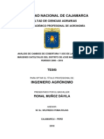 Tesis Analisis de Cambios de Cobertura y Uso de La Tierra Con Imágenes Satelitales Del Distrito D