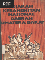 Sejarah Kebangkitan Nasional Daerah Sumatera Barat