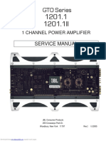 GTO Series: Service Manual