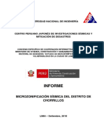 Chorrillos Informe Microzonificacion Sismica MVCS-CISMID PDF