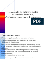 Comprendre Les Différents Modes de Transferts de Chaleur, Conduction, Convection Et Rayonnement