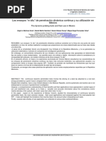 Los Ensayos in Situ de Penetración Dinámica Continua y Su Utilización en México