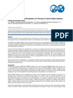 SPE 165297 Technical and Financial Evaluation of A Process of Cyclic Steam Injection Using Horizontal Wells