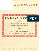 Vasconcelos, Jose. - La Raza Cosmica (1925) (2018) PDF