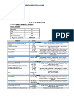 Plan Nutricional