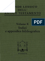 Grande Lessico Dell'Antico Testamento (Indici)