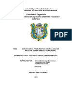 Analisis de La Problemática de La Laguna de Pacucha - Departamento de Apurimac