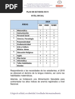 Plan de Estudio 2019