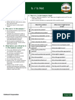 Is / Is Not: 1. What Is Is / Is Not Analysis? 4. How Is Is / Is Not Analysis Used?