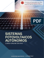 Sistemas Fotovoltaicos Autónomos