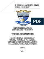 Tipos de Investigacion Monografia Acabada