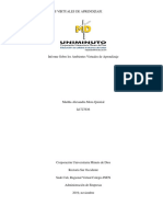 Informe Sobre Los Ambientes Virtuales de Aprendizaje