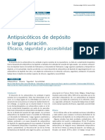 Antipsicóticos de Depósito o Larga Duración