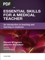 Essential Skills of Medical Teacher