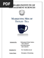 Report - Marketing Mix of Tetley Clover Final