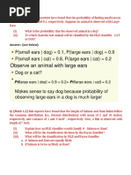 Classifiers: Numerical Problems and Solutions