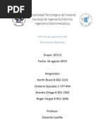 Informe de Laboratorio N4/Física/UTP