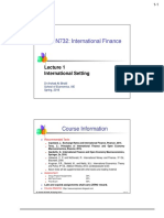 International Finance Lecture Slides