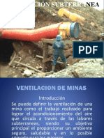 Sistema de Ventilacion de Mina