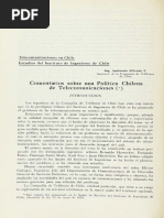 1955 Telecomunicaciones en Chile - Ing Amborsio Alliende Z - Ing CTC