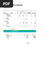 Project: Helena Attached Location:: Item Detail Qty Total Qty L W H No. of Elements