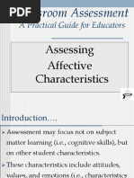 Affective Domain Assessment - 1