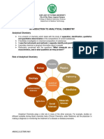 Introduction To Analytical Chemistry