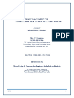 Design Calculation For External Pipe Rack Section PK 12 - Grid 90 To 109