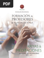 Manual Kundalini Kriyas y Meditaciones