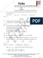 Fiziks: Institute For NET/JRF, GATE, IIT JAM, M.Sc. Entrance, JEST, TIFR and GRE in Physics Optics JEST 2013