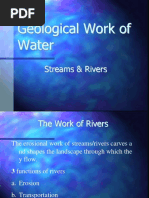 Geological Work of Water: Streams & Rivers