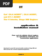 Application & Installation Manual: Cat C4.4 Acert, C6.6 ACERT, and C7.1 ACERT Tier 4 Interim, Stage IIIB Engines