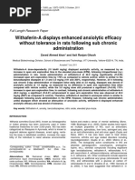 Ashwagandha Study