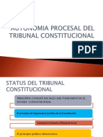 Autonomia Procesal Del Tribunal Constitucional