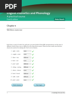 English Phonetics and Phonology: A Practical Course