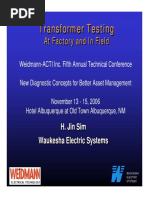 Transformer Tests