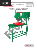 A3-G02 Manual Operacion y Mantenimiento Cortadora de Ladrillo FC 16