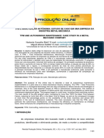 TPM - Estudo de Caso em Uma Indústria Metal-Mecânica - PB